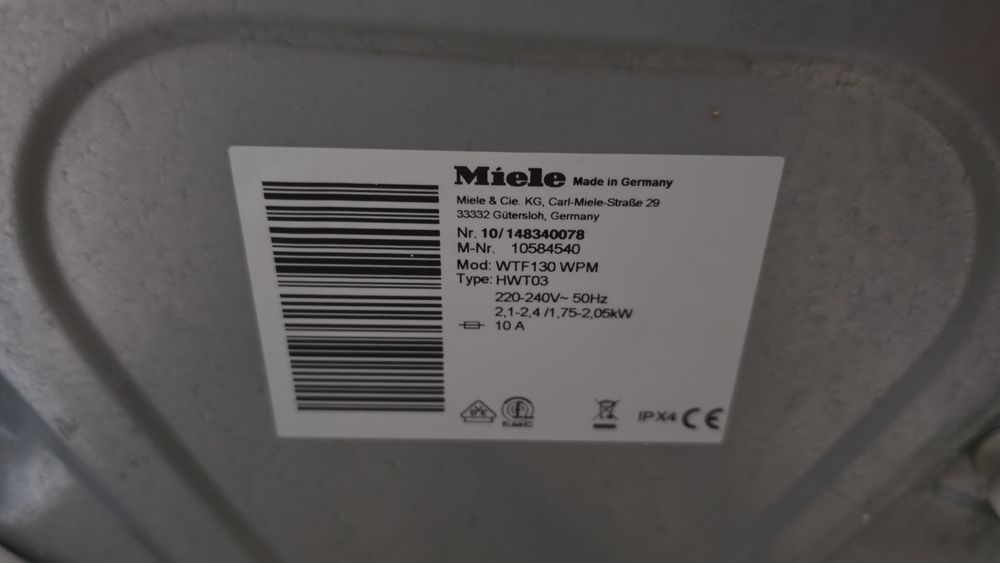 Пералня със сушилня Miele и пара