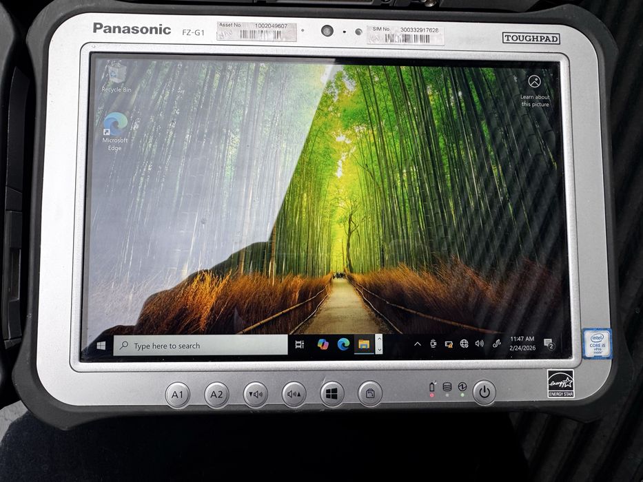 Panasonic FZ-G1 MK5 windows таблет toughbook toughpad VCDS Star диаг