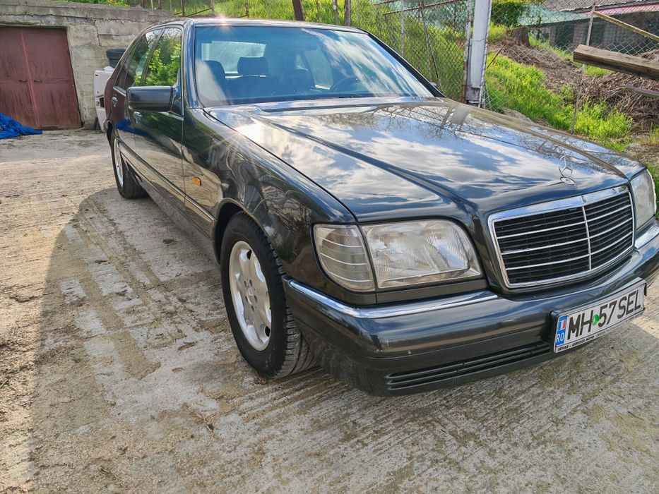 Mercedes S 280 W140 balena automat, piele, mahon, geamuri duble