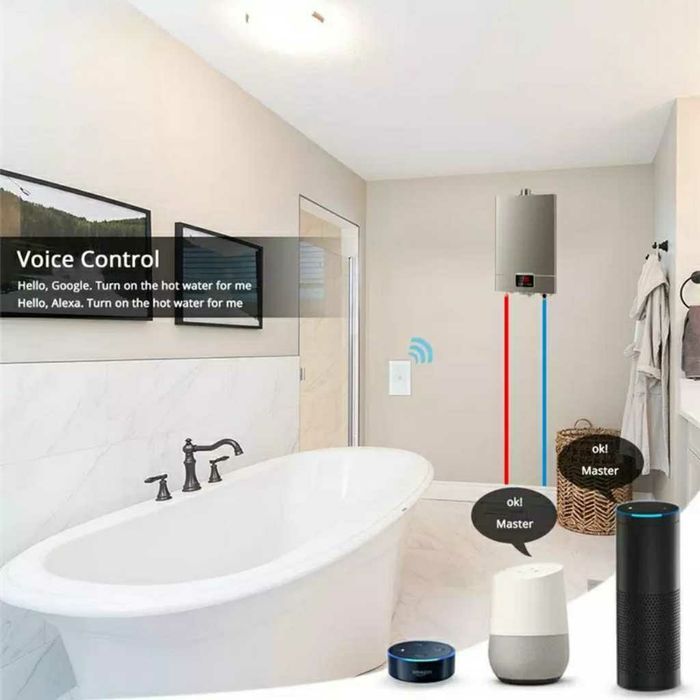 WiFi ключ за бойлер smart управление от телефон, сензорен бутон