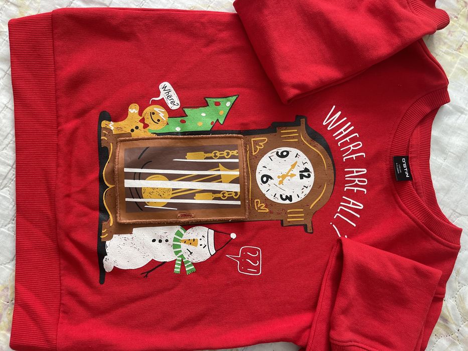 Кофта пуловер с длинным рукавом для мальчика