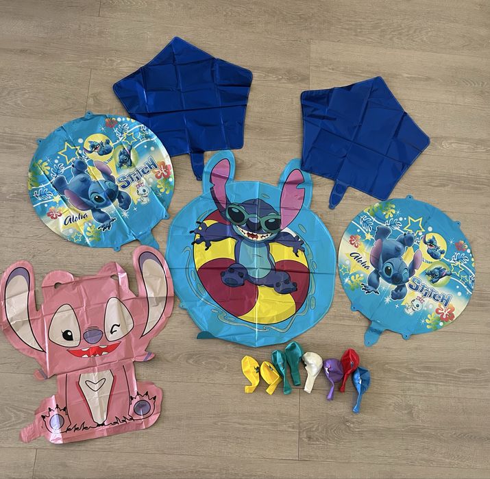 Set aniversar Stitch 4 modele+cadou breloc Stitch