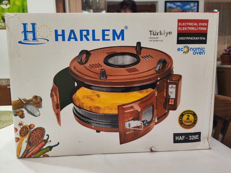 Електрическа кръгла фурна HARLEM 1300W – турска мини фурна