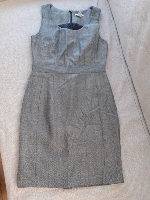 Зимна рокля с подплата, дантелена рокля с подплата