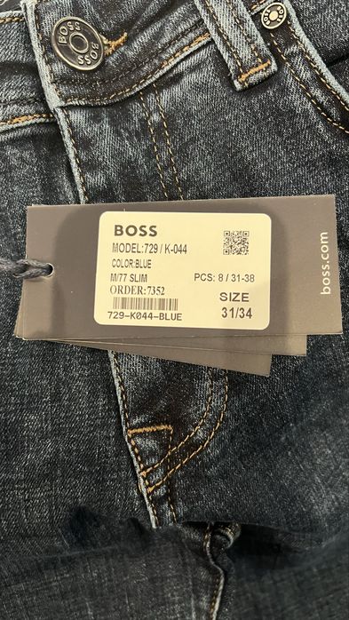 Нов модел дънки Hugo Boss.Налична пълна серия от 31ви до 38ми размер