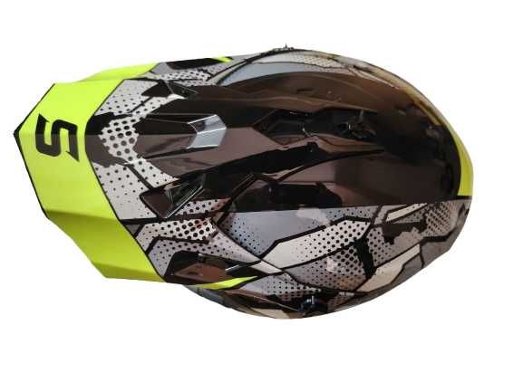 Каска Крос Мотор/Скутер/Бъги/Вело/АТВ с очила