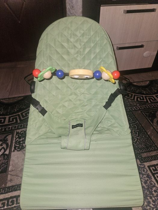 Шезлонг детский Ining baby 559 зеленый