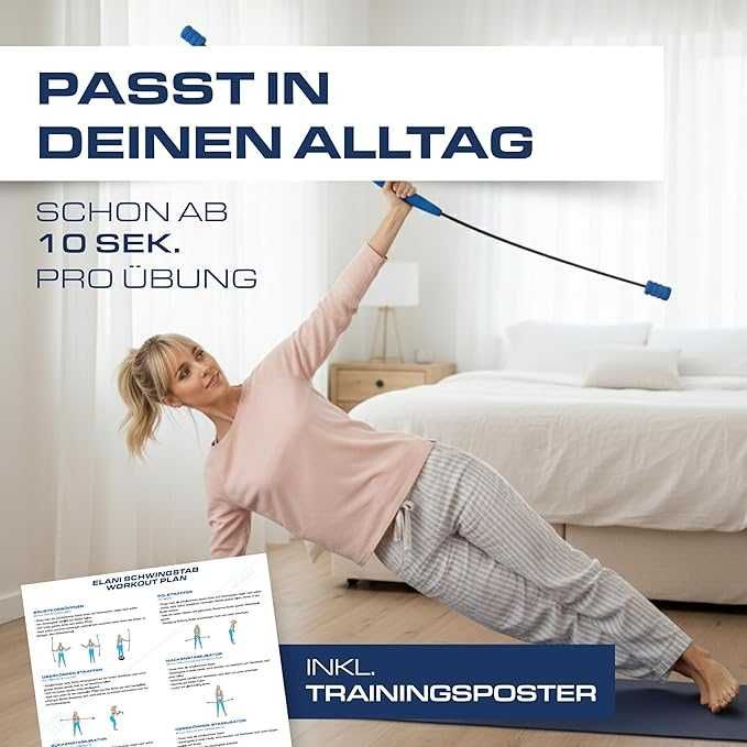 Tija oscilanta cu rezistenta reglabila, pentru antrenament la spate