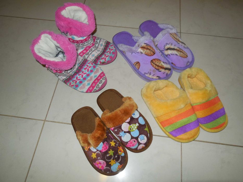 Papuci de casa pentru fete