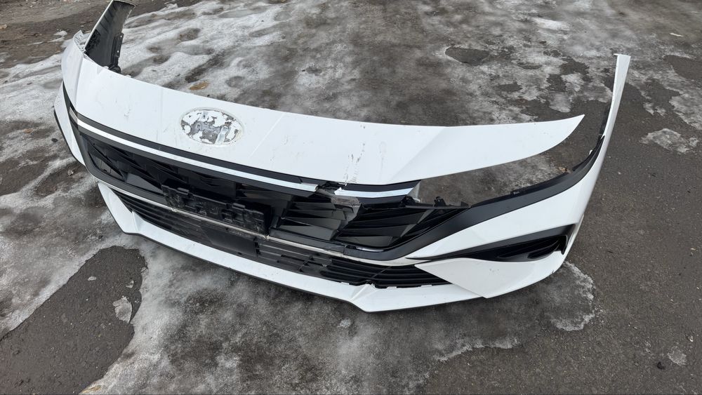 Передний баспер на Elantra 24