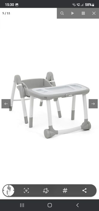 Scaun de masa jole joie multifuncțional 6 în 1