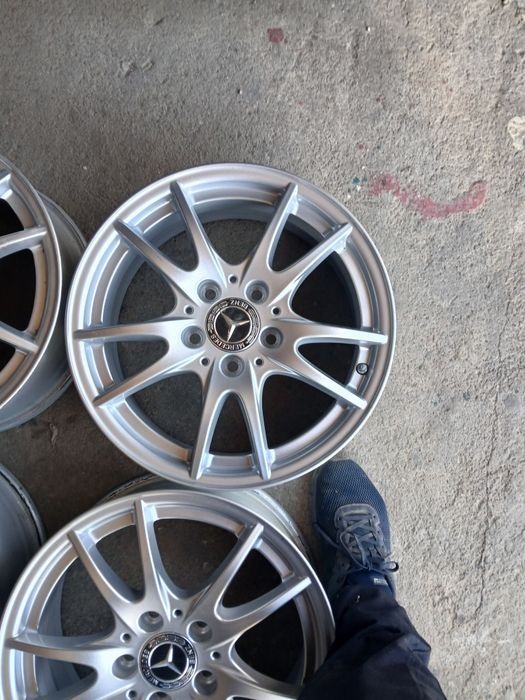 Set 4 jante aluminiu Mercedes Benz A B C class 16 zoll senzori presiune