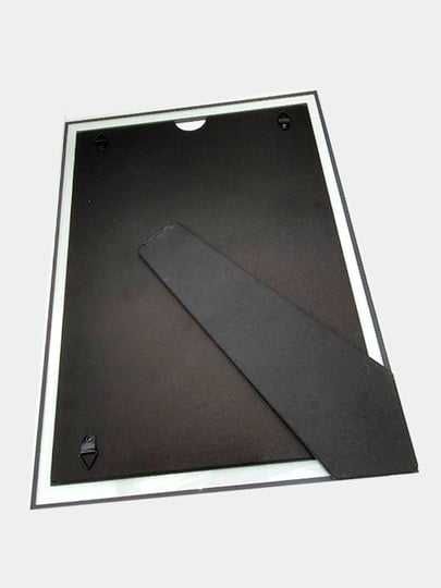 ФотоРамка всех размеров из минерального стекла и серебристого зеркала