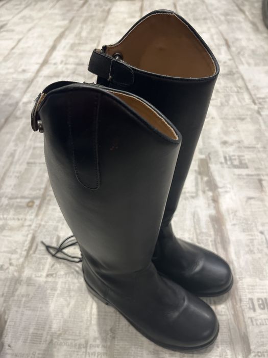 Детски кожени ботуши за езда HKM Córdoba Kids 34 - почти нови