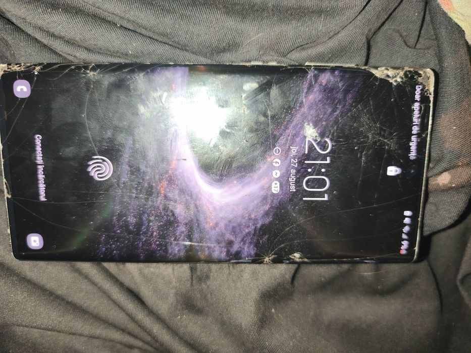 Vand samsung note 10+ se vede starea