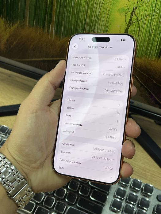 Телефон iPhone 17 Pro Max EAC