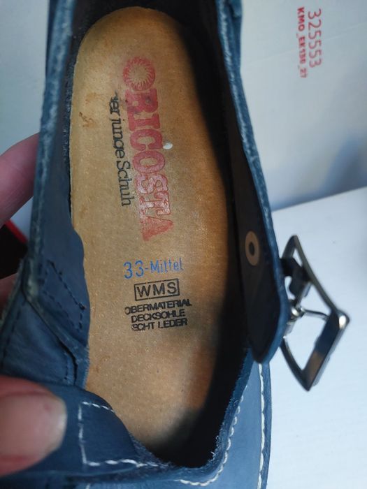 Pantofi piele naturala, nr. 33 (MEDIU), fete, RICOSTA- NOI
