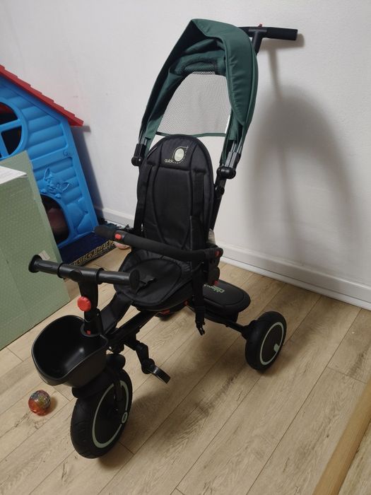 Tricicleta Chipolino Quick Fold cu sezut reversibil aloe