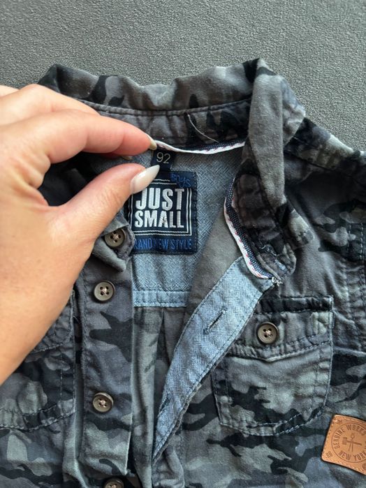 Камуфлажна риза и дънково яке