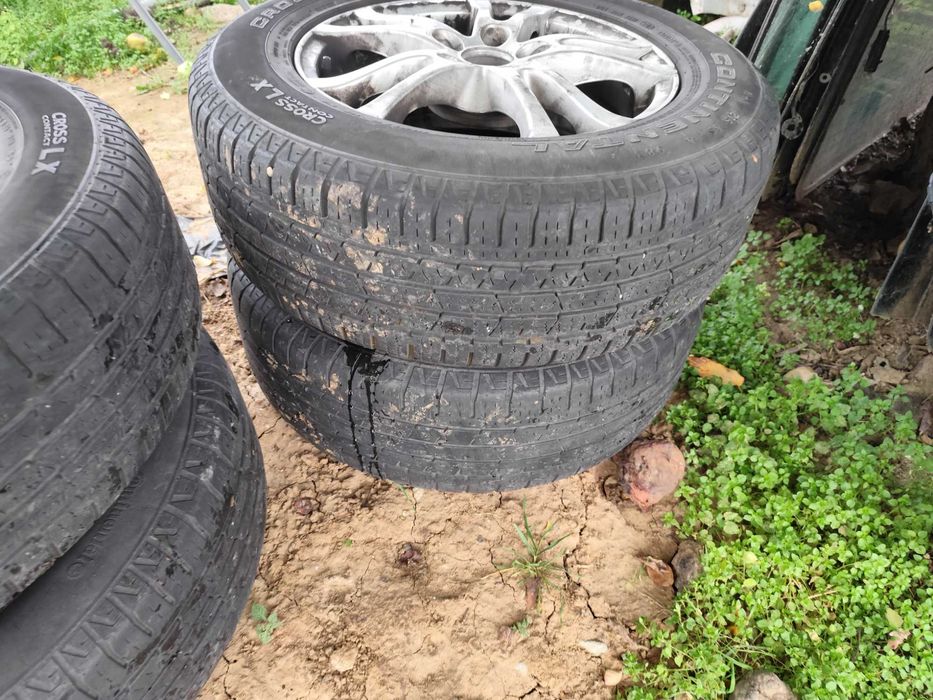 Jante aliaj originale NISSAN cu anvelope CONTINENTAL 215/65/r16.dot 17