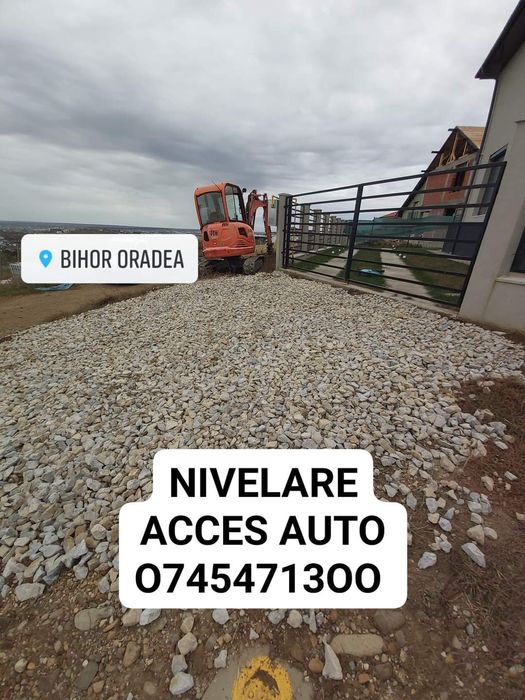 Piatra concasata de cariera, zavura pt parcare auto nivelare