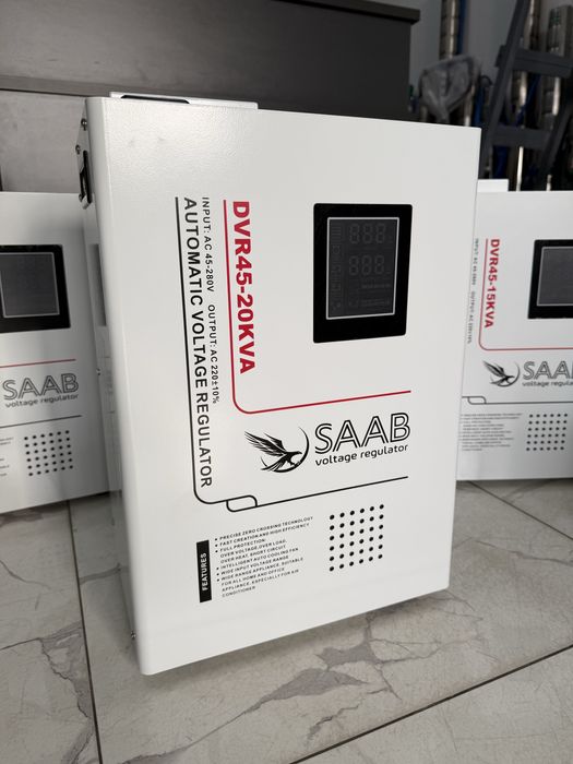 20 kva SAAB DVR45 дан кутарадиган стабилизатор напряжения оптом арзон