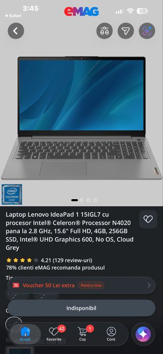 Laptop Lenovo IdeaPad1