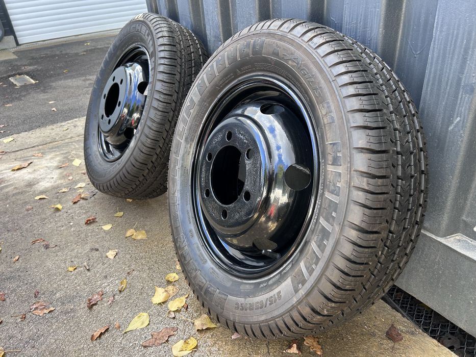 215/65/16 C 2бр. летни гуми с джанти Michelin Agilis  ЧИСТО НОВИ!!!