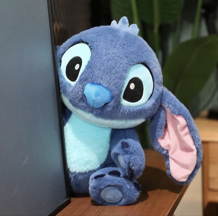 Голяма плюшена играчка Стич, 65см, Пухкав плюшен Стич Lilo Stitch плюш