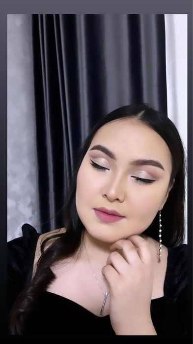 Макияж и локон!!