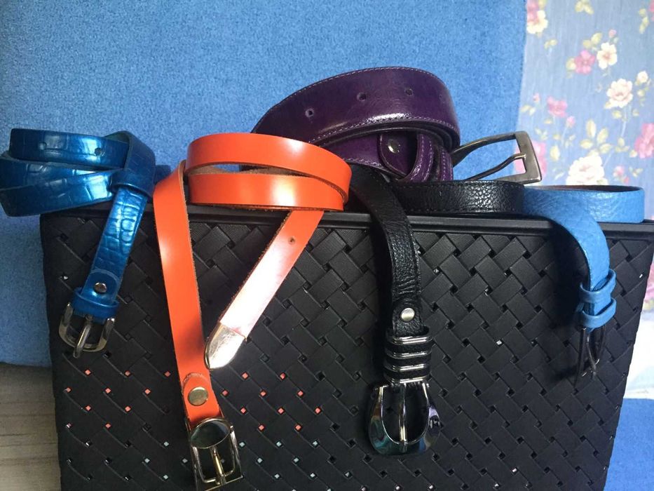 Ремни новые кожа женские и мужские