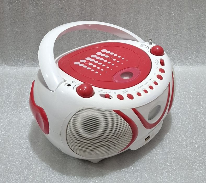 Radiocasetofon portabil cu CD și USB MP3 Metronic Boombox