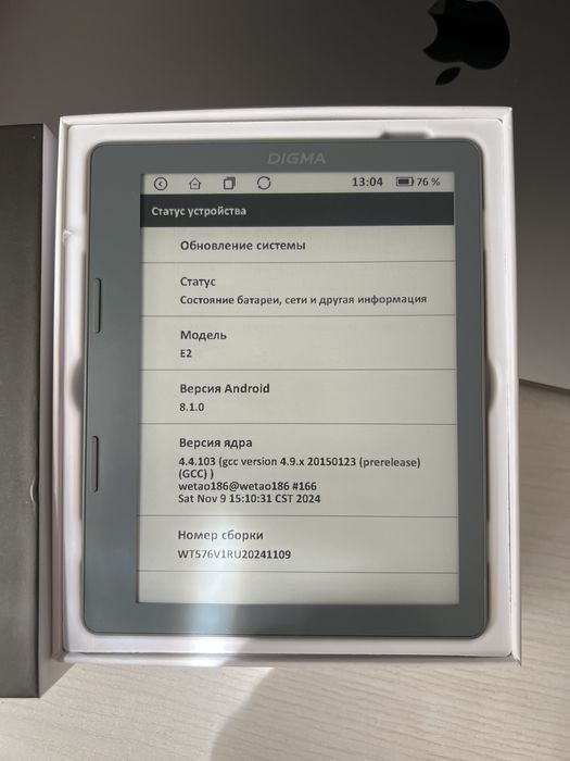 Электронная книга Digma E2