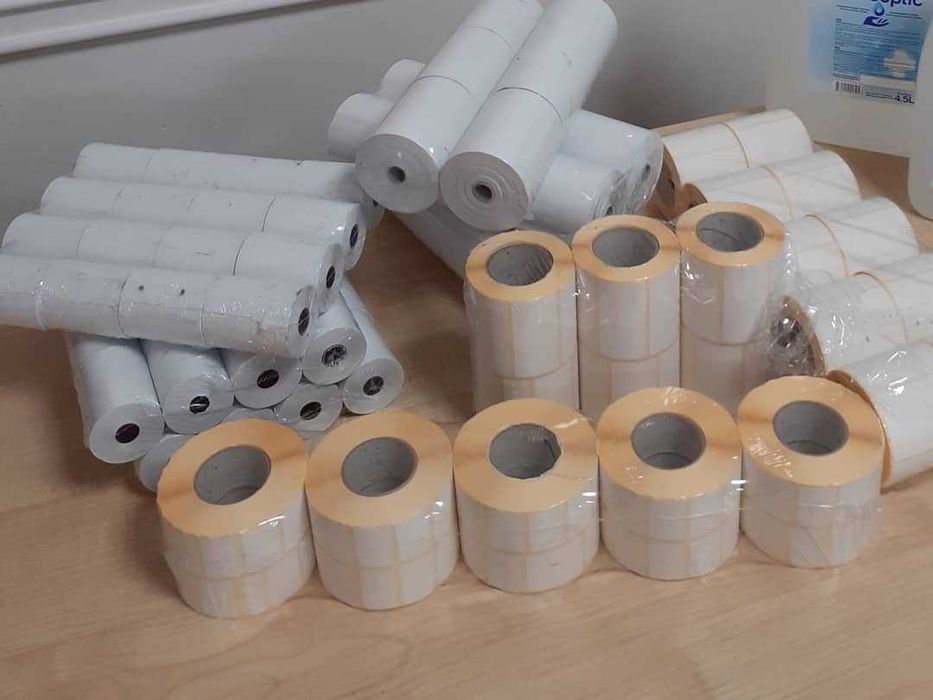 Ленты, этикетки, ценники, термолента, расходка.