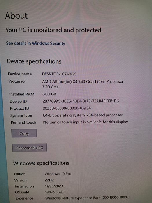 Unitate PC calculator