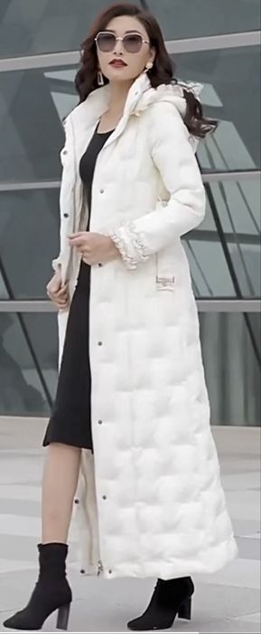Женское пуховое пальто