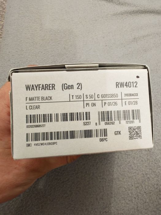 RayBan Meta Wayfarer Clear Gen 2 Noi Ochelari Smart