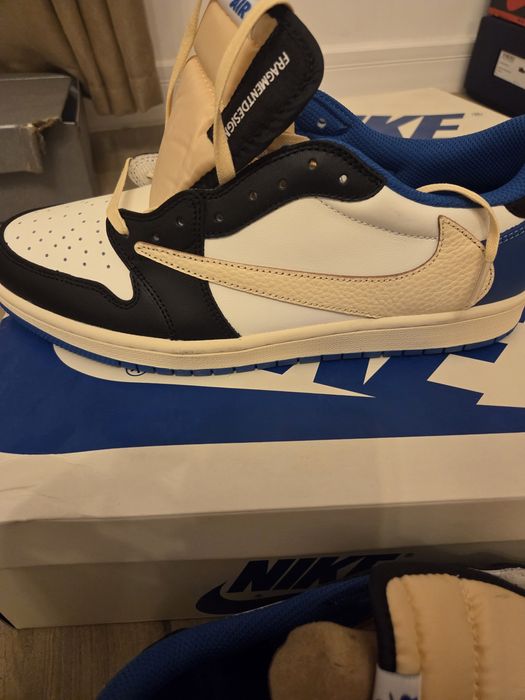 Jordan 1 travis scott fragment low full box