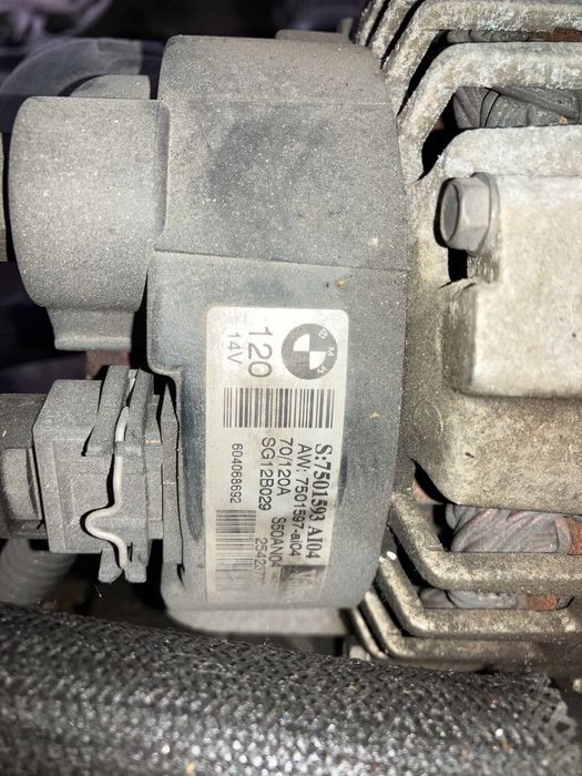 Генератор bmw двигатель м54 м52