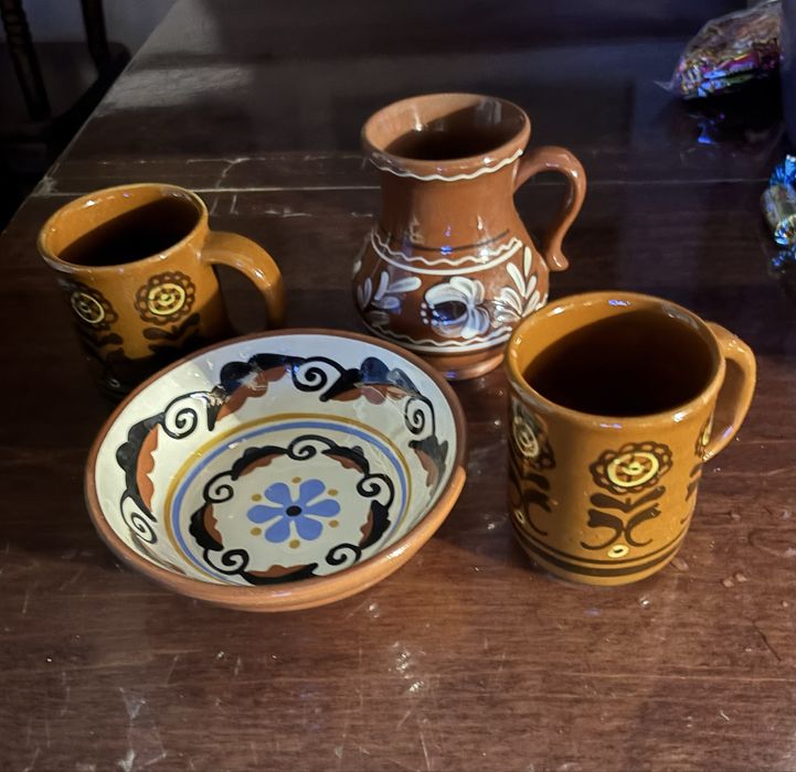 Коллекционный набор терракотовой посуды