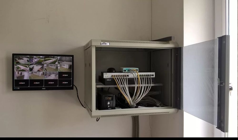 Установка видеонаблюдения, скуд, домофона монтаж