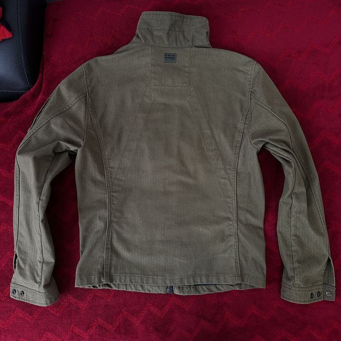 G-star Zip Track Overshirt размер М Милитъри-зелено карго яке