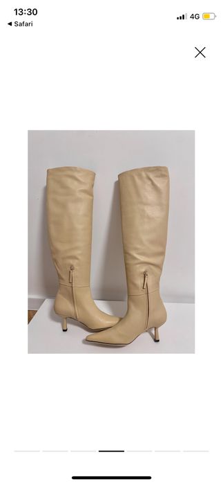 Ботуши BY FAR Meghan Kraft Nappa Leather Boots