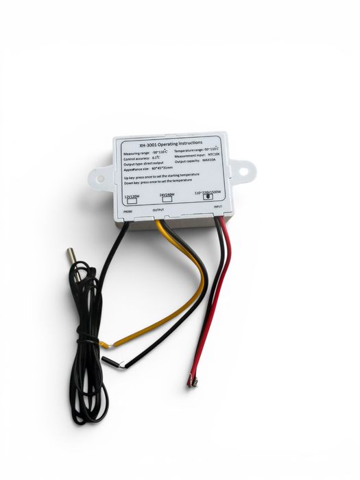 Termostat Digital XH-W3001 cu Senzor Temperatură 220V / 1500W