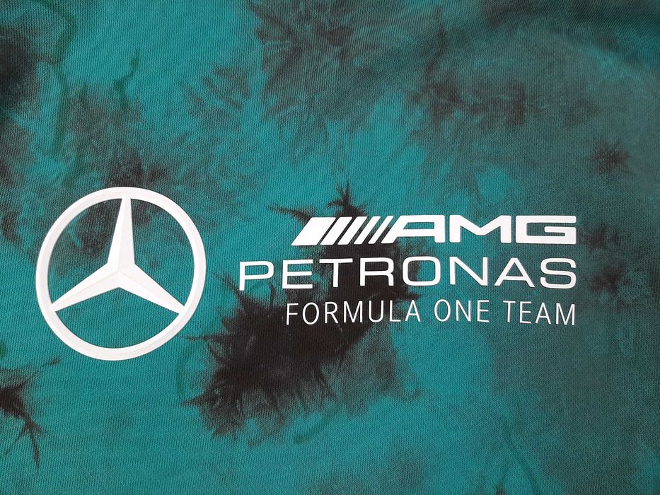 Mercedes AMG F1 Tie Dye Hoodie - Оригинален суитшърт размер XL