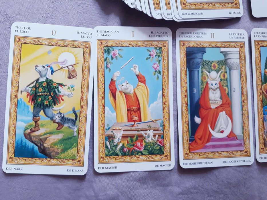 Tarot of white cats - Карти Таро с бели котки