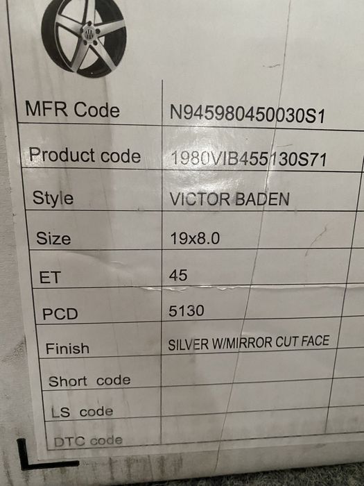 Нови джанти Porsche 19 цола 5 130 Спорт пакет Victor Equipment Baden