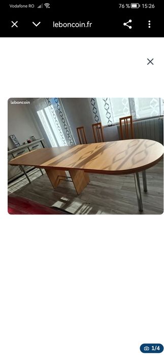 Masa extensibila+ scaune  Mobexpert