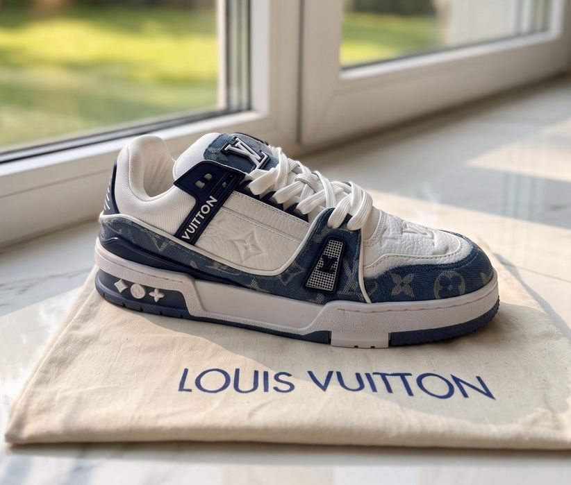 Adidasi LV Trainer Blue Jeans - Full Box