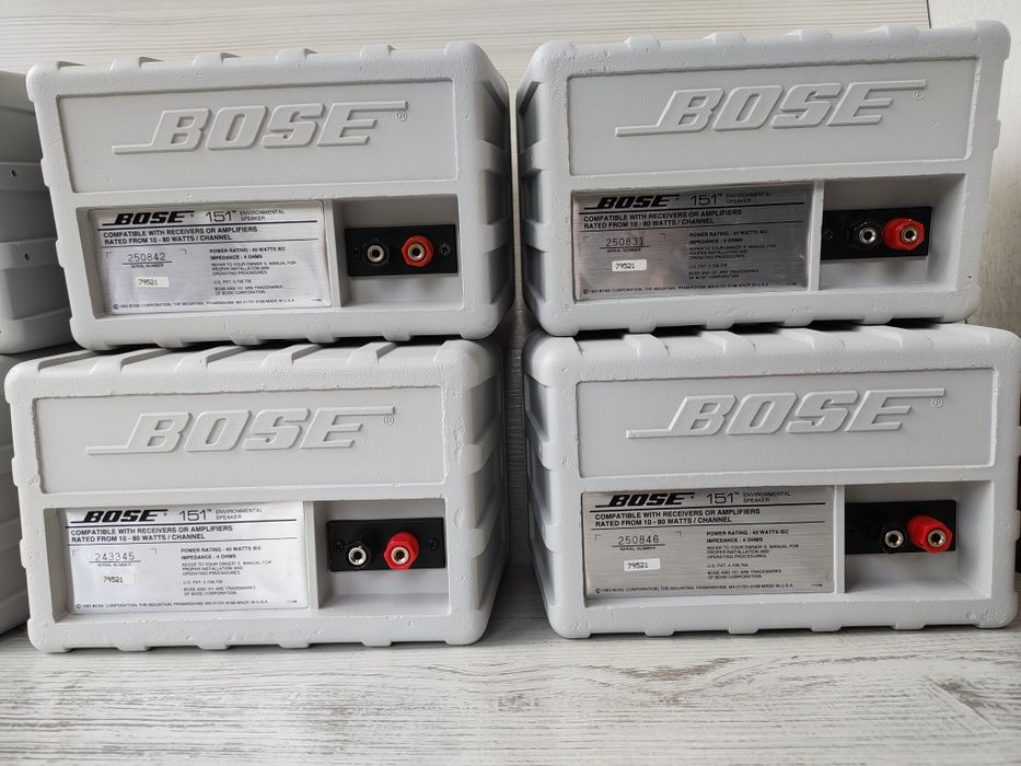 8 бр. (4 чифта) Външни Тонколони BOSE 151 Environmental Speakers